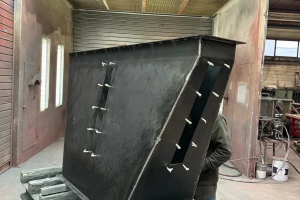 Satim Rhône_ Trémie acier