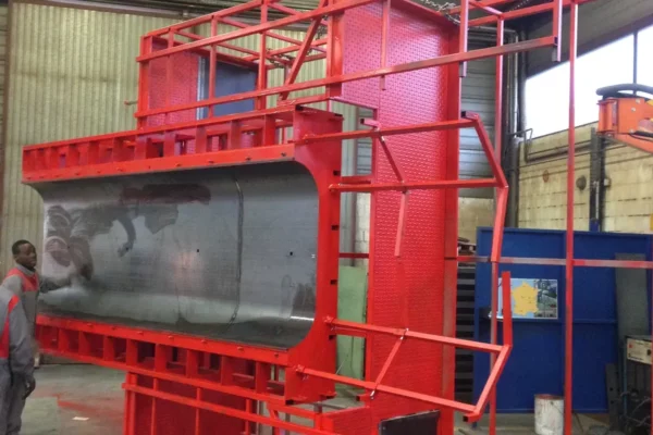 Satim Rhône_ coffrage de poteau